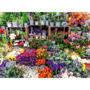 Puzzle Ravensburger Mercado De Flores, Francia de 500 Piezas