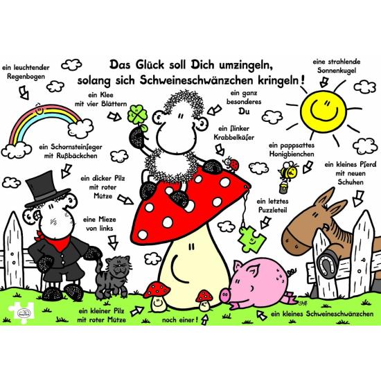 Puzzle Ravensburger Mi Día de Suerte de 1000 Piezas