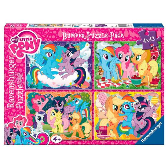 Puzzle Ravensburger My Little Pony de, 4x42 Pzs