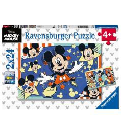 Puzzle Ravensburger Mickey Mouse de 2x24 Piezas