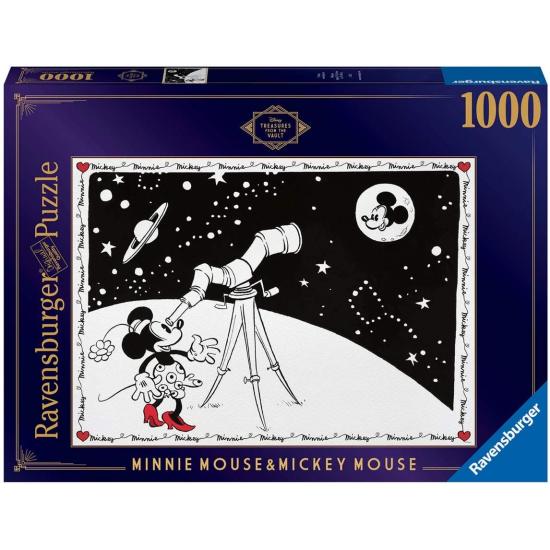 Puzzle Ravensburger Mickey y Minnie Luz de Luna 1000 Pzs Puzzle Ravensburger Mickey y Minnie Luz de Luna 1000 Pzs