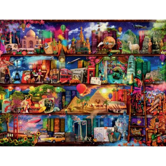 Puzzle Ravensburger Milagroso Mundo de los Libros de 2000 Pieza