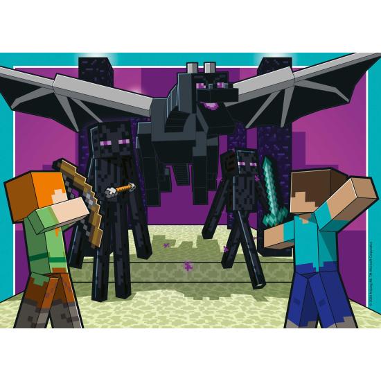 Puzzle Ravensburger Minecraft de 4 x 100 Piezas