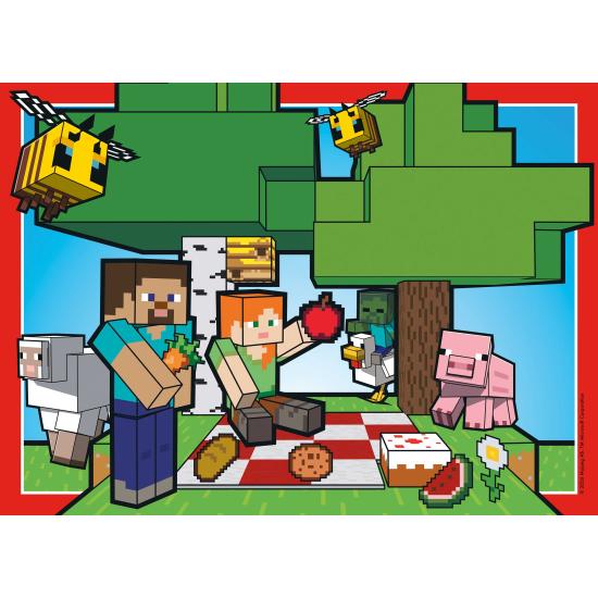 Puzzle Ravensburger Minecraft de 4 x 100 Piezas