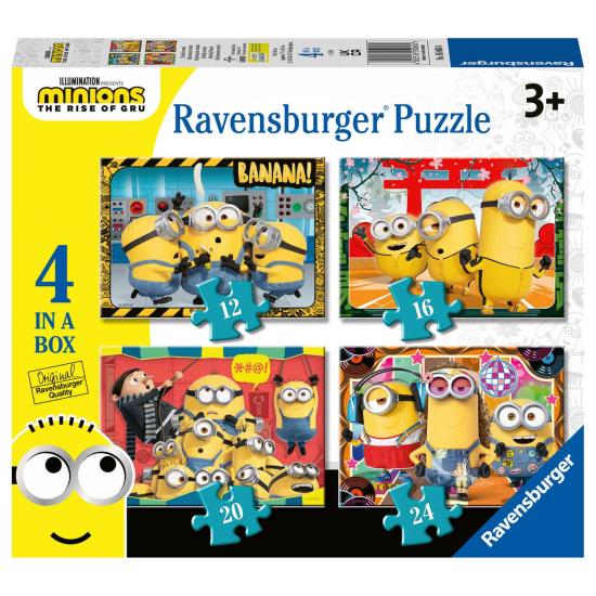 Puzzle Ravensburger Minions 2 Progresivo de 12+16+20+24 Piezas Puzzle Ravensburger Minions 2 Progresivo de 12+16+20+24 Piezas