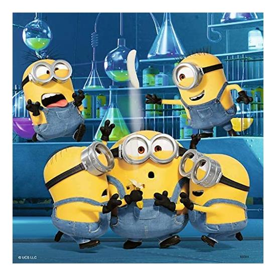 Puzzle Ravensburger Minions Divertidos de 3x49 Piezas