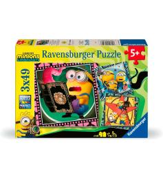 Puzzle Ravensburger Minions III de 3x49 Piezas