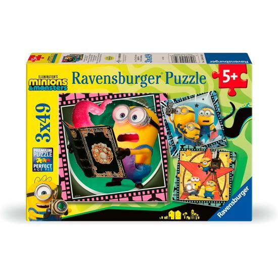 Puzzle Ravensburger Minions III de 3x49 Piezas
