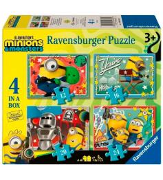 Puzzle Ravensburger Minions III Progresivo de 12+16+20+24 Pzs