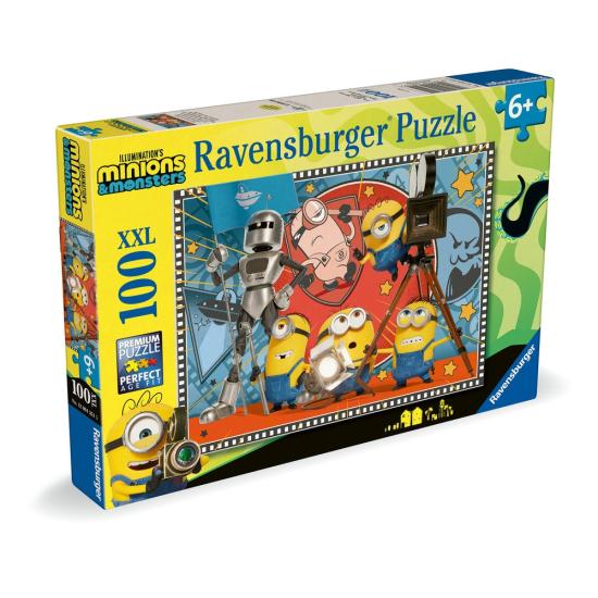 Puzzle Ravensburger Minions y Monstruos XXL de 100 Piezas