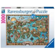 Puzzle Ravensburger Misteriosa Atlantis de 1000 Piezas