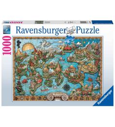 Puzzle Ravensburger Misteriosa Atlantis de 1000 Piezas