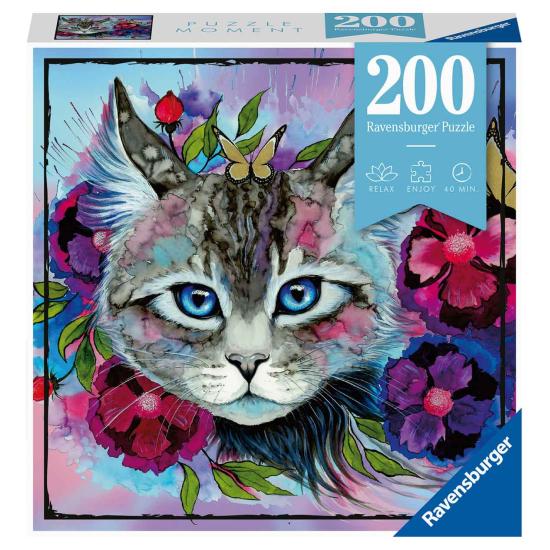 Puzzle Ravensburger Moment Gato de 200 Piezas Puzzle Ravensburger Moment Gato de 200 Piezas