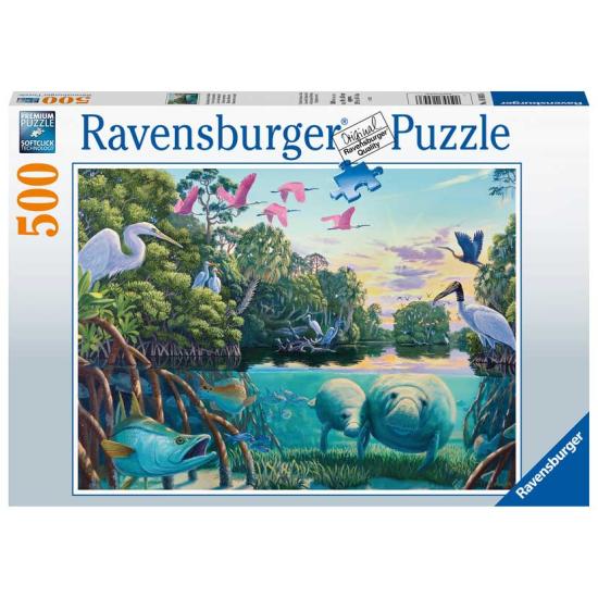 Puzzle Ravensburger Momentos de Manatí de 500 Piezas Puzzle Ravensburger Momentos de Manatí de 500 Piezas