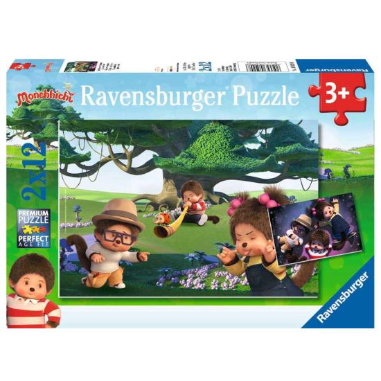Puzzle Ravensburger Monchhichi Jugar y Soñar de 2x12 Pzs Puzzle Ravensburger Monchhichi Jugar y Soñar de 2x12 Pzs