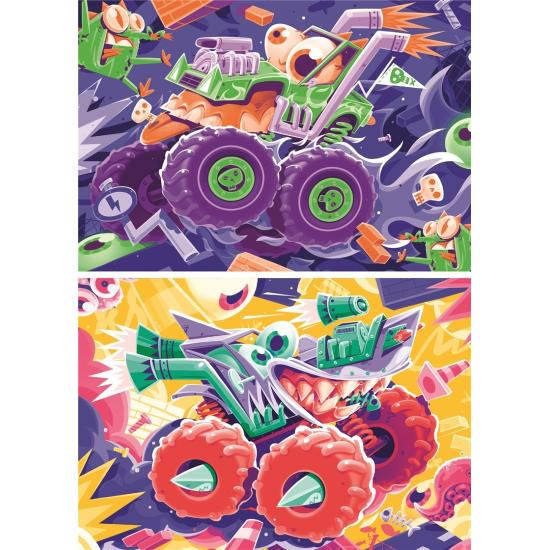 Puzzle Ravensburger Monster Trucks de 2x24 Piezas