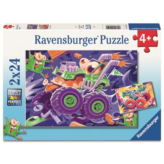 Puzzle Ravensburger Monster Trucks de 2x24 Piezas