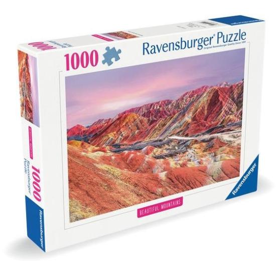 Puzzle Ravensburger Montañas Arcoíris, China de 1000 Piezas Puzzle Ravensburger Montañas Arcoíris, China de 1000 Piezas