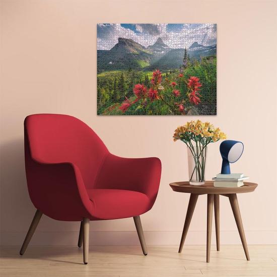 Puzzle Ravensburger Montañas Prístinas de 2000 Piezas