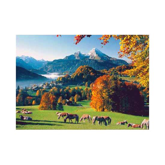 Puzzle Ravensburger Montaña Valle de Watzmann de 1000 Piezas