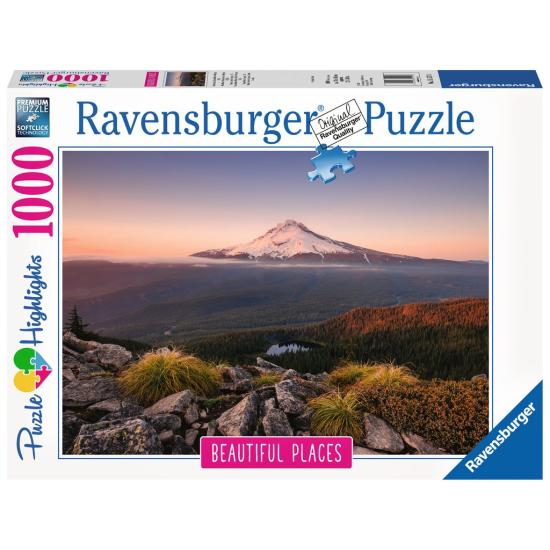 Puzzle Ravensburger Monte Hood, Oregon, EEUU de 1000 Piezas Puzzle Ravensburger Monte Hood, Oregon, EEUU de 1000 Piezas