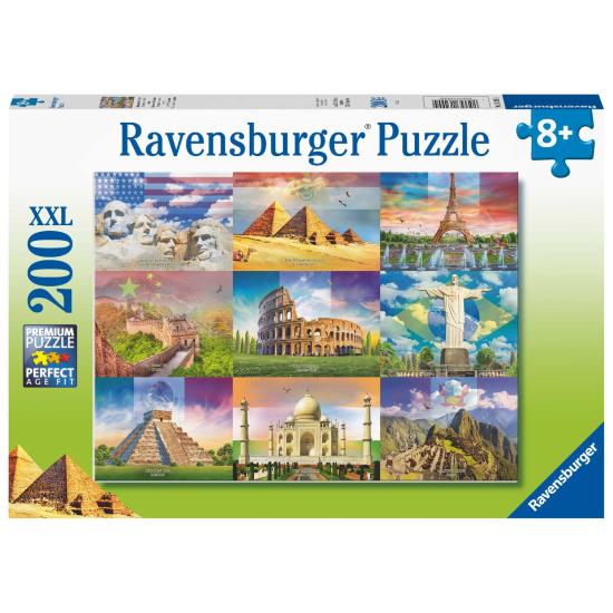 Puzzle Ravensburger Monumentos del Mundo XXL de 200P Puzzle Ravensburger Monumentos del Mundo XXL de 200P