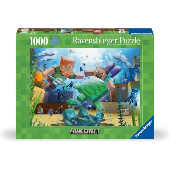 Puzzle Ravensburger Mosaico Minecraft 1000 Pzs