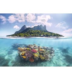 Puzzle Ravensburger Mundo Insular Y Coralino de 500 Piezas