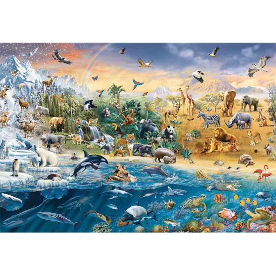 Puzzle Ravensburger Mundo Salvaje de 1500 Piezas