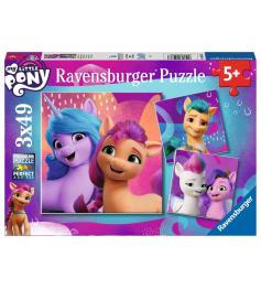 Puzzle Ravensburger My Little Pony de 3x49 Piezas