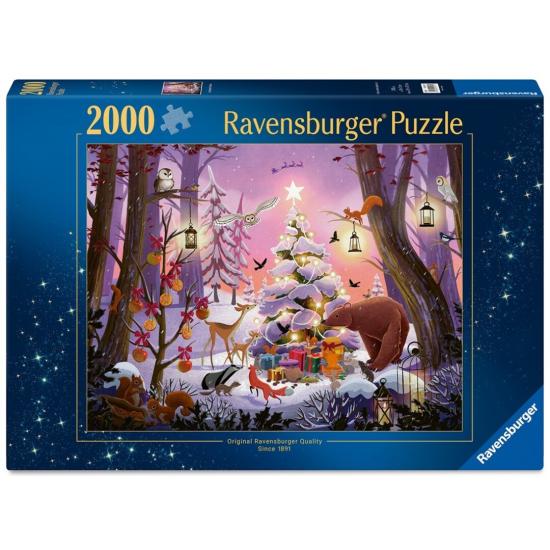 Puzzle Ravensburger Navidad en el Bosque de 2000 Piezas