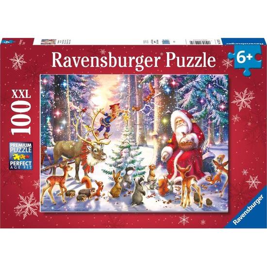 Puzzle Ravensburger Navidad en el Bosque XXL de 100 Piezas