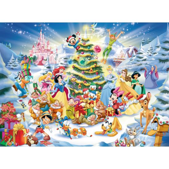 Puzzle Ravensburger Navidades Disney de 100 Piezas Puzzle Ravensburger Navidades Disney de 100 Piezas