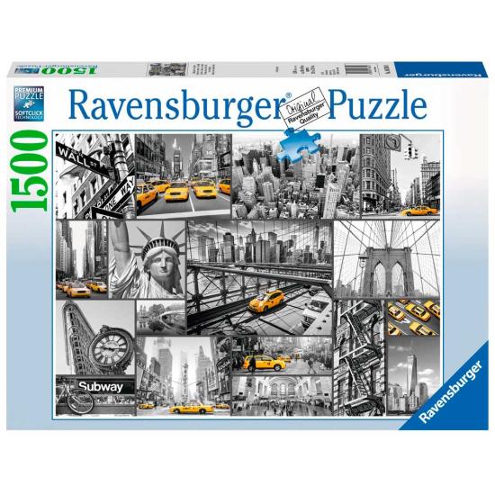 Puzzle Ravensburger Nota de Color en Nueva York de 1500 Piezas