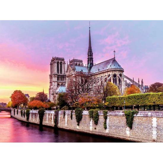 Puzzle Ravensburger Notre Dame al Atardecer de 1500 Piezas Puzzle Ravensburger Notre Dame al Atardecer de 1500 Piezas