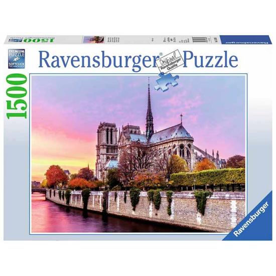 Puzzle Ravensburger Notre Dame al Atardecer de 1500 Piezas Puzzle Ravensburger Notre Dame al Atardecer de 1500 Piezas