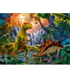 Puzzle Ravensburger Oasis de Dinosaurios XXL de 100 Piezas