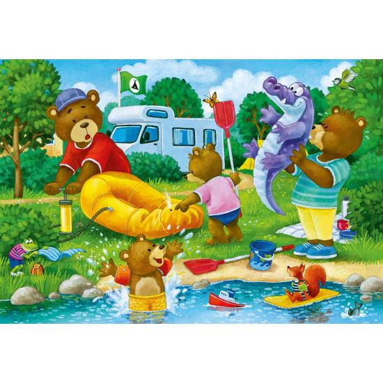 Puzzle Ravensburger Osos de Camping de 2x24 Piezas Puzzle Ravensburger Osos de Camping de 2x24 Piezas