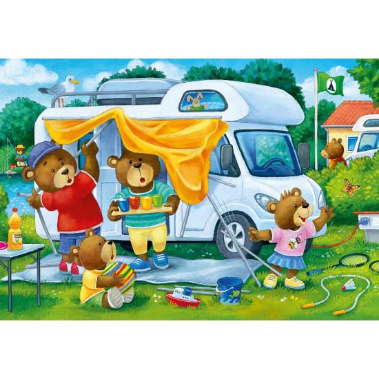 Puzzle Ravensburger Osos de Camping de 2x24 Piezas Puzzle Ravensburger Osos de Camping de 2x24 Piezas