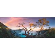 Puzzle Ravensburger Panorama Lago del Monte Ijen, Java de 1000