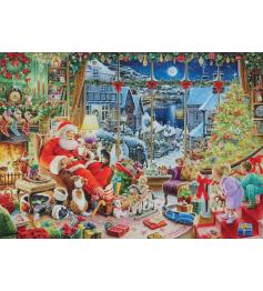 Puzzle Ravensburger Papá Noel Se Toma Un Descanso de 1000 Piezas