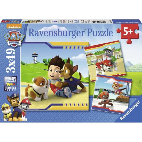 Puzzle Ravensburger Patrulla Canina 3 x 49 Piezas