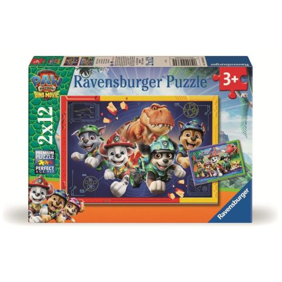 Puzzle Ravensburger Patrulla Canina Dino Movie de 2x12 Pzs