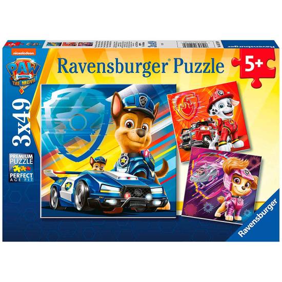 Puzzle Ravensburger Patrulla Canina La Pelicula de 3x49 P
