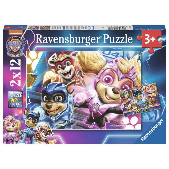 Puzzle Ravensburger Patrulla Canina Mighty Movie de 2x12 Piezas Puzzle Ravensburger Patrulla Canina Mighty Movie de 2x12 Piezas