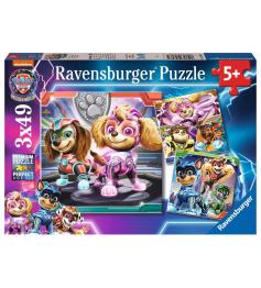 Puzzle Ravensburger Patrulla Canina Mighty Movie de 3x49 Piezas