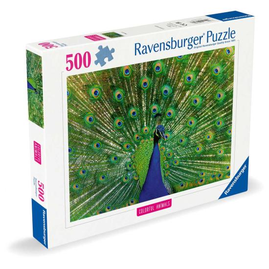 Puzzle Ravensburger Pavo Real de 500 Piezas Puzzle Ravensburger Pavo Real de 500 Piezas