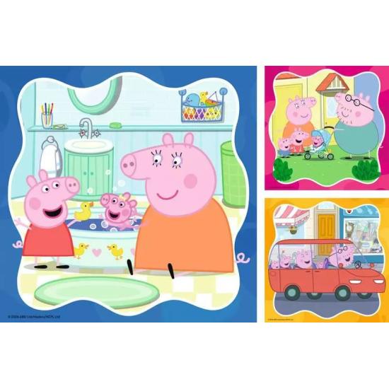 Puzzle Ravensburger Peppa Pig de 3x49 Piezas