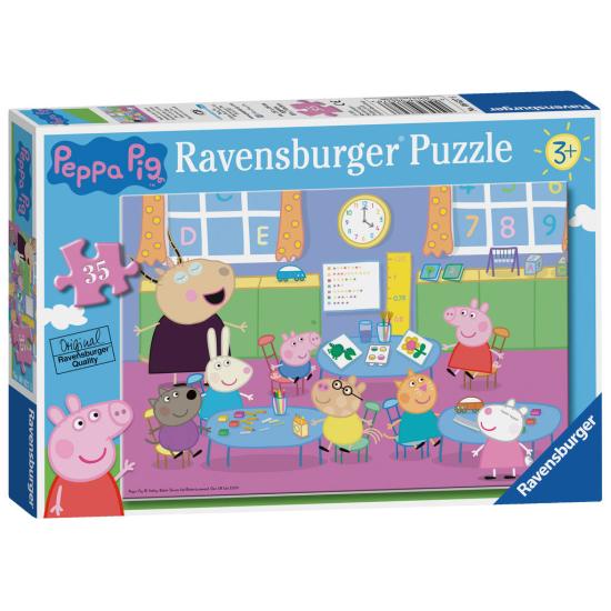 Puzzle Ravensburger Peppa Pig Diversión en el Aula de 35 Pzs