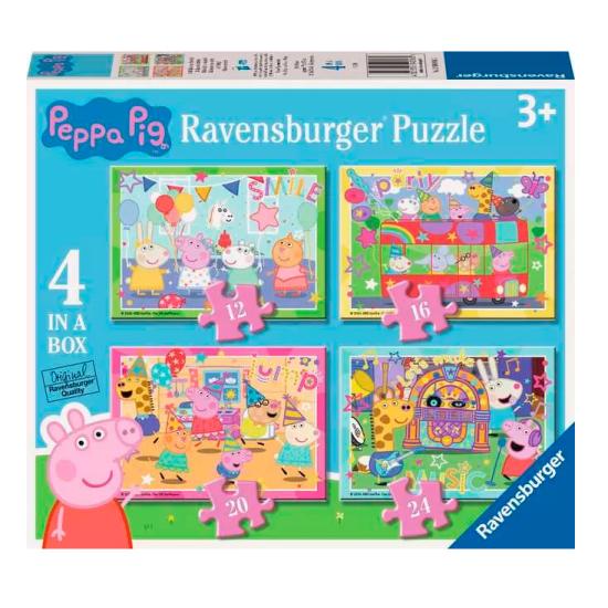 Puzzle Ravensburger Peppa Pig Progresivo de 12+16+20+24 Pzs Puzzle Ravensburger Peppa Pig Progresivo de 12+16+20+24 Pzs